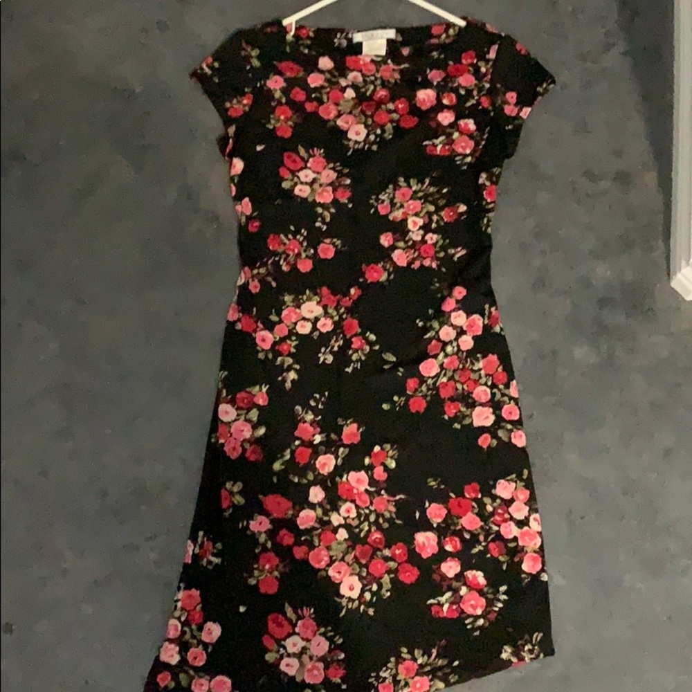 Small black floral dress